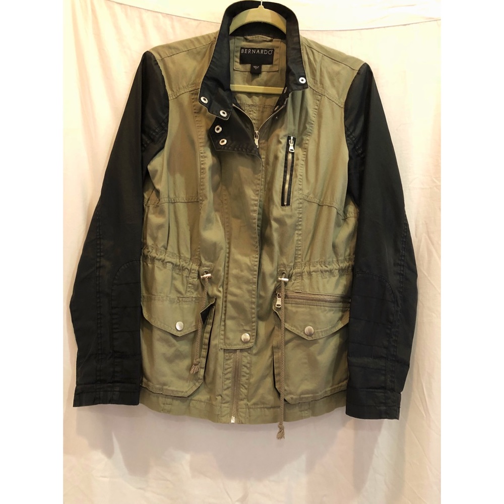 🖤 Nordstrom Black and Army Green Anorak Jacket